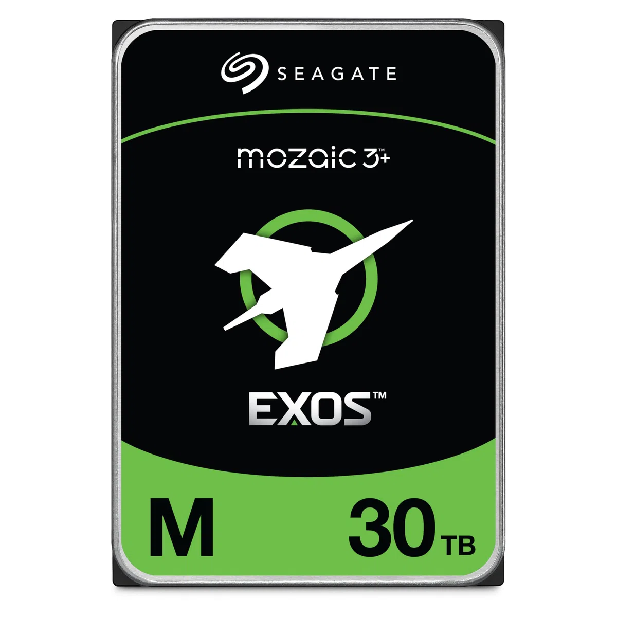 Seagate Exos M 30TB Enterprise Disco Duro Interno 3.5", 7200 RPM, CMR, 512 MB de caché, SATA 6 GB/S, Servicio de Rescate de Datos (ST30000NM004K)