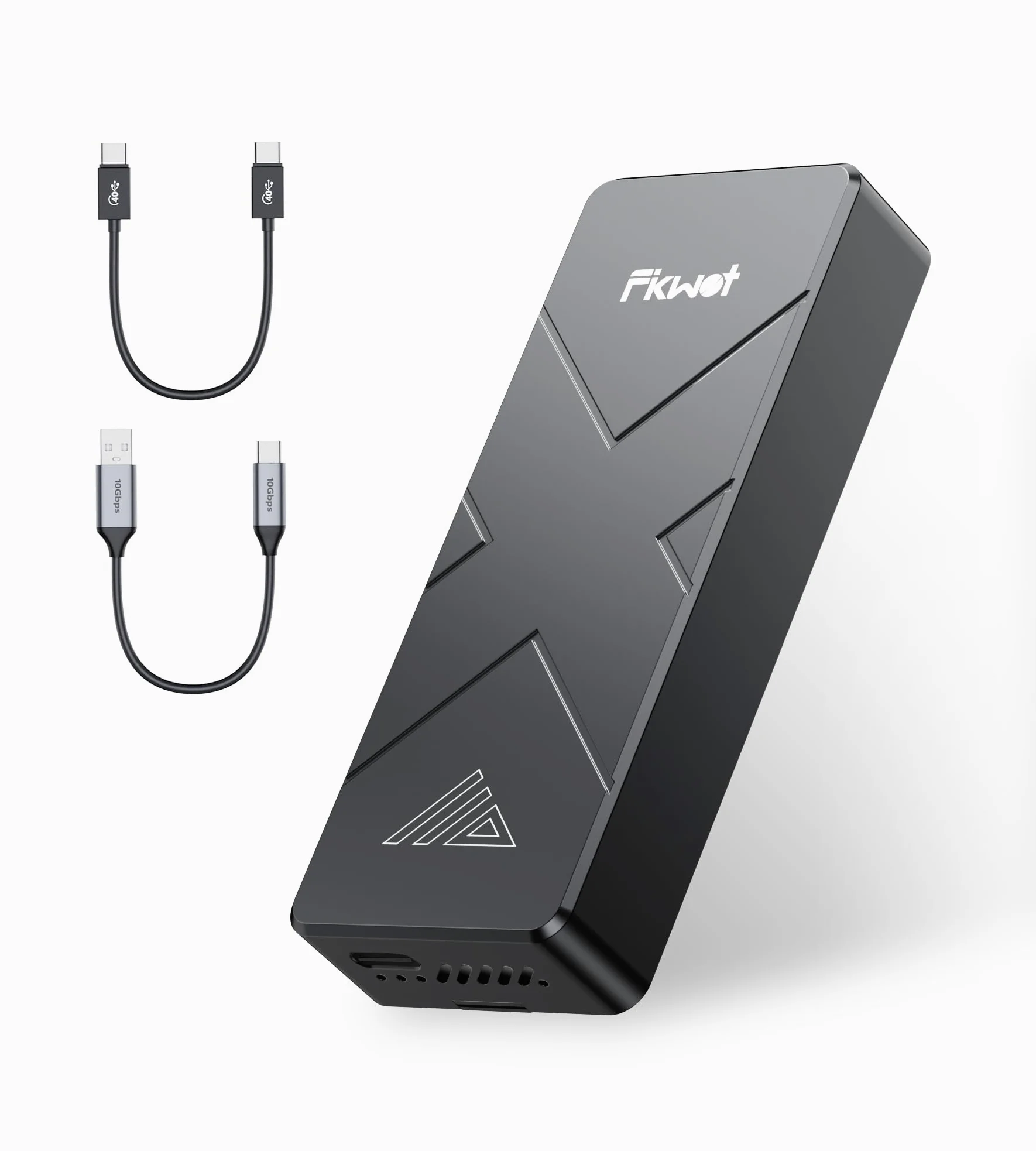 Fikwot FP110 1TB Externo SSD, Refrigeración Interna por Ventilador, hasta 3700 MB/s, Protocolo de Transferencia USB4, Compatible con Smart TV, PS5/PS4(Pro), iPhone 15/16, Xbox, Mac y Windows