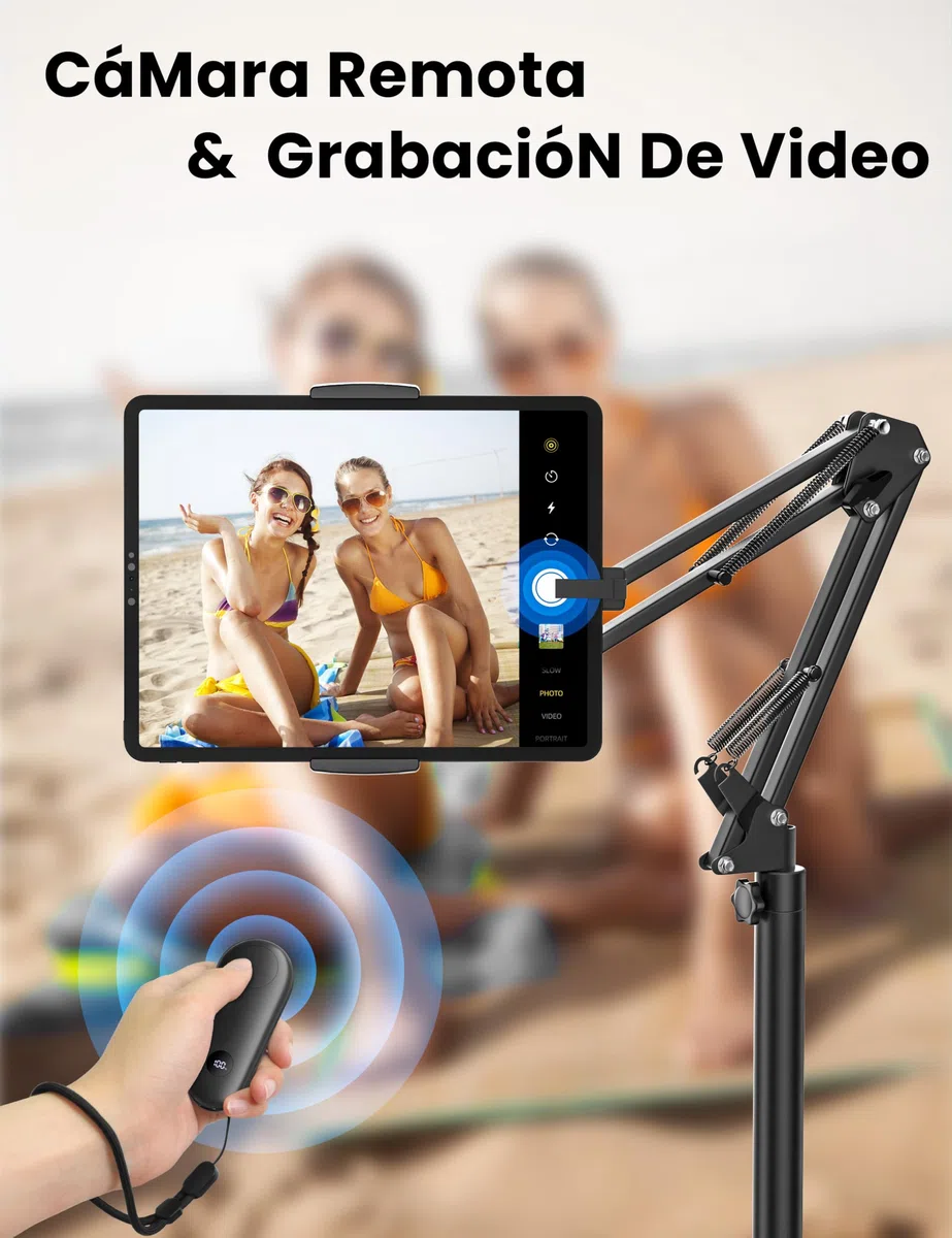 VOLTIFYMAX Soporte de pie para tablet con volteador de página Kindle, soporte ajustable para tablet para accesorios Kindle, iPad/Mini/Pro Phone, Samsung Galaxy, regalo para lectores electrónicos
