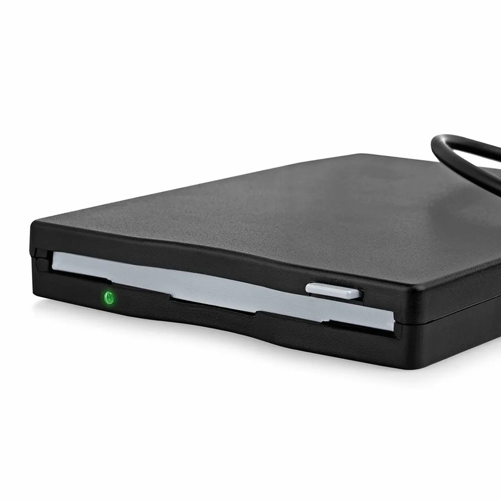 Market&YCY Unidad de Disquete USB DE 3.5" 1.44 MB FDD Unidad de Disquete Externa portátil Lector de Disquetera USB Plug and Play para PC Windows 10 8 7 Windows 98 2000 Windows XP Vista Mac - Negro