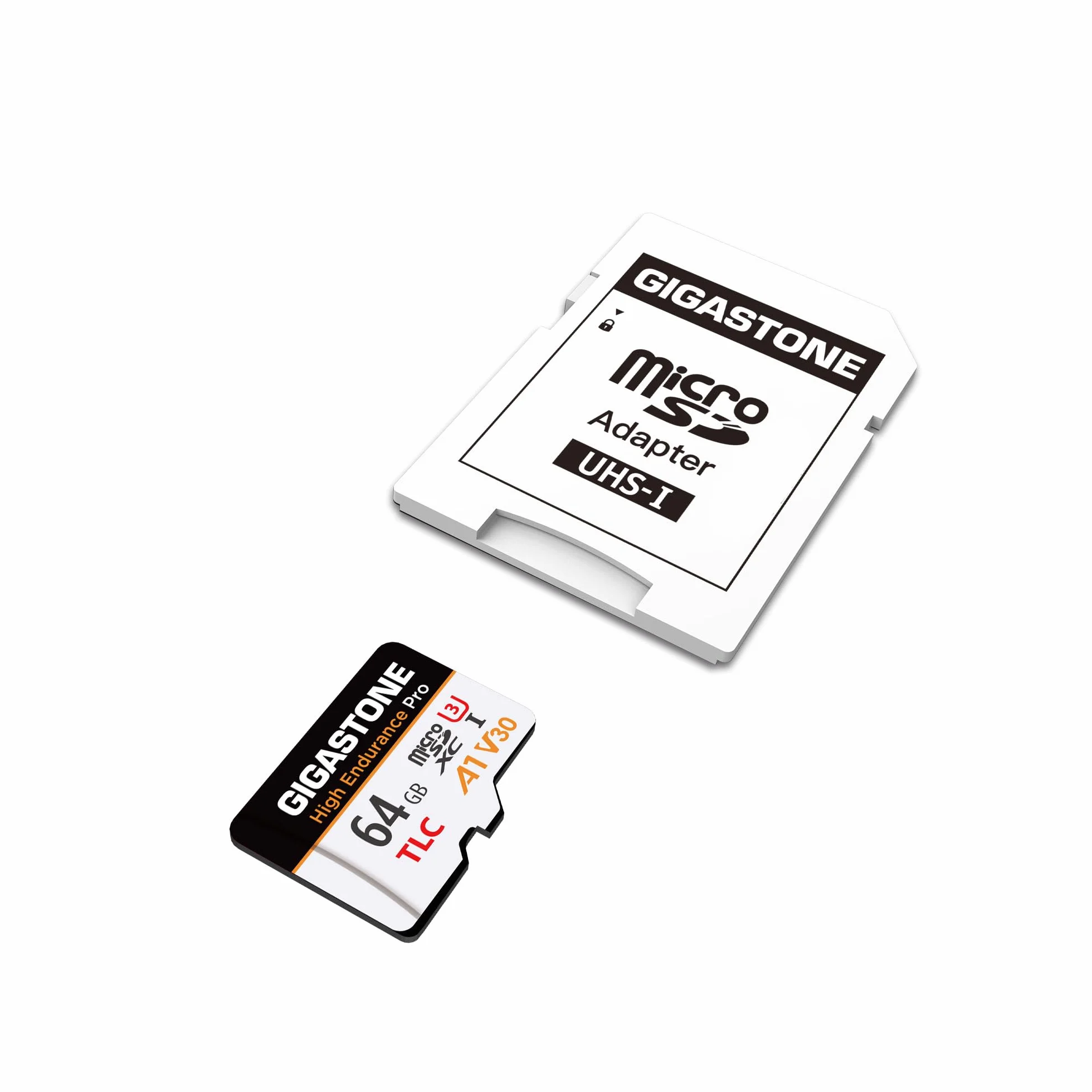 【5 años de recuperación de Datos Gratuita】【Dash CAM】 GIGASTONE Tarjeta Micro SD 64GB, TLC High Endurance Pro, hasta 95 MB/s, Compatible con REDTIGER VIOFO VANTRUE PRUVEEO, MicroSDXC UHS-I A1 V30 U3