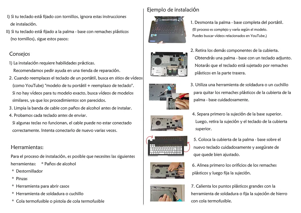 SP Español Teclado para portátil DELL Latitude 3520 3530 0YV32R YV32R, retroiluminado