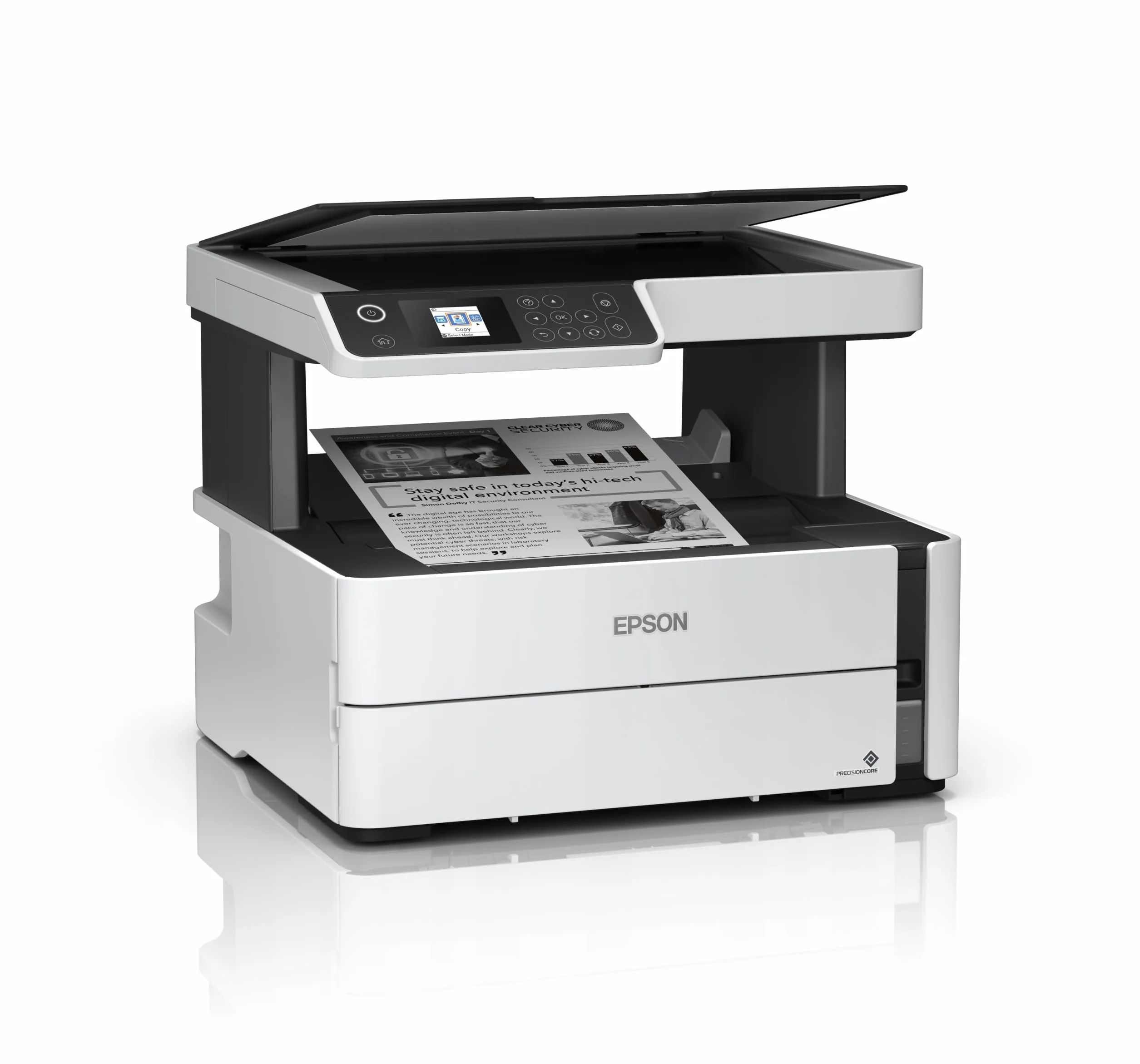 Epson; Impresora de inyección de Tinta M2170; A3; Resolución: 1200 x 2400 dpi; Monochrome