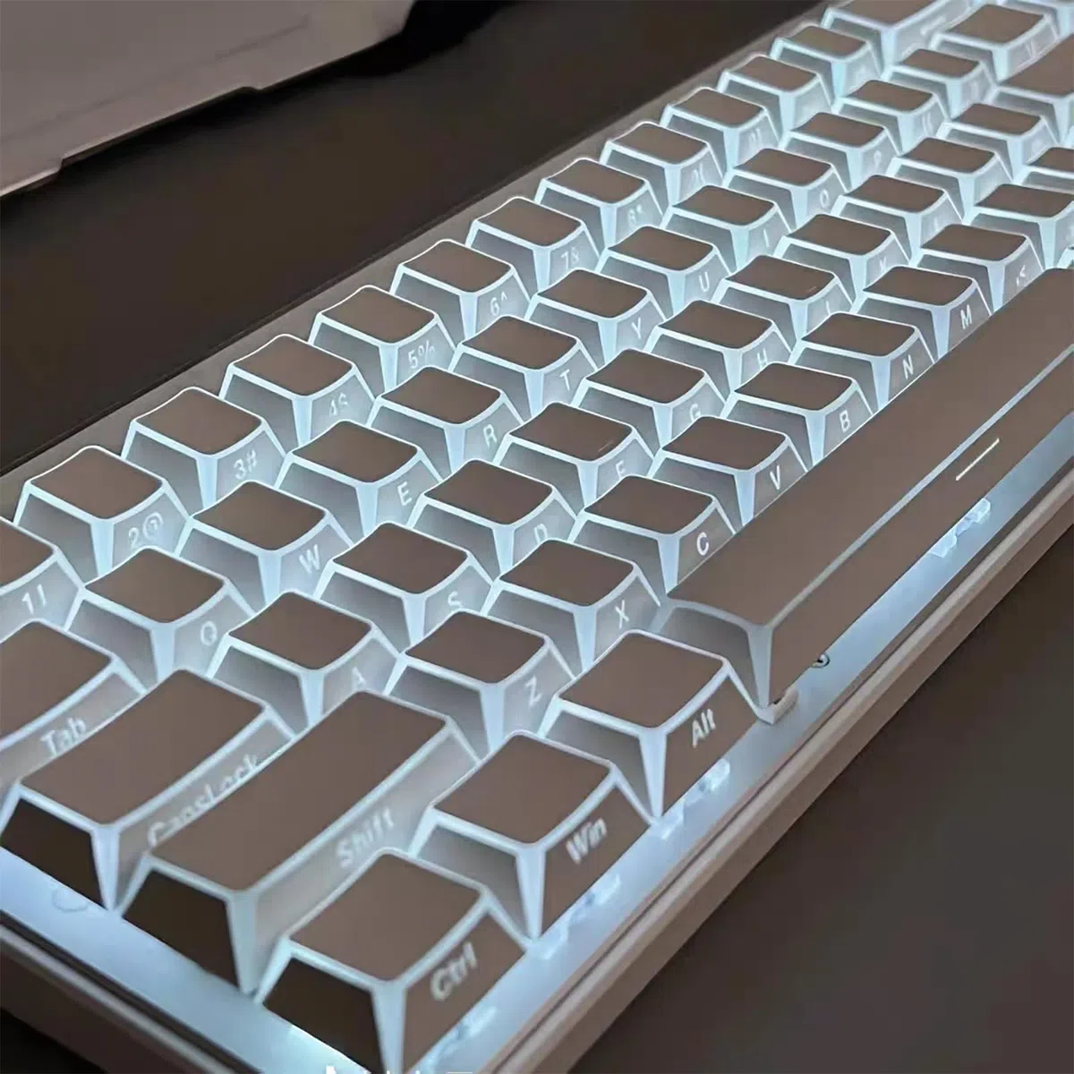 Sumgsn Juego de 137 Teclas Laterales Brillantes PBT Cherry Profile Keycaps para Teclado mecánico Cherry MX 61/64/87/104/108