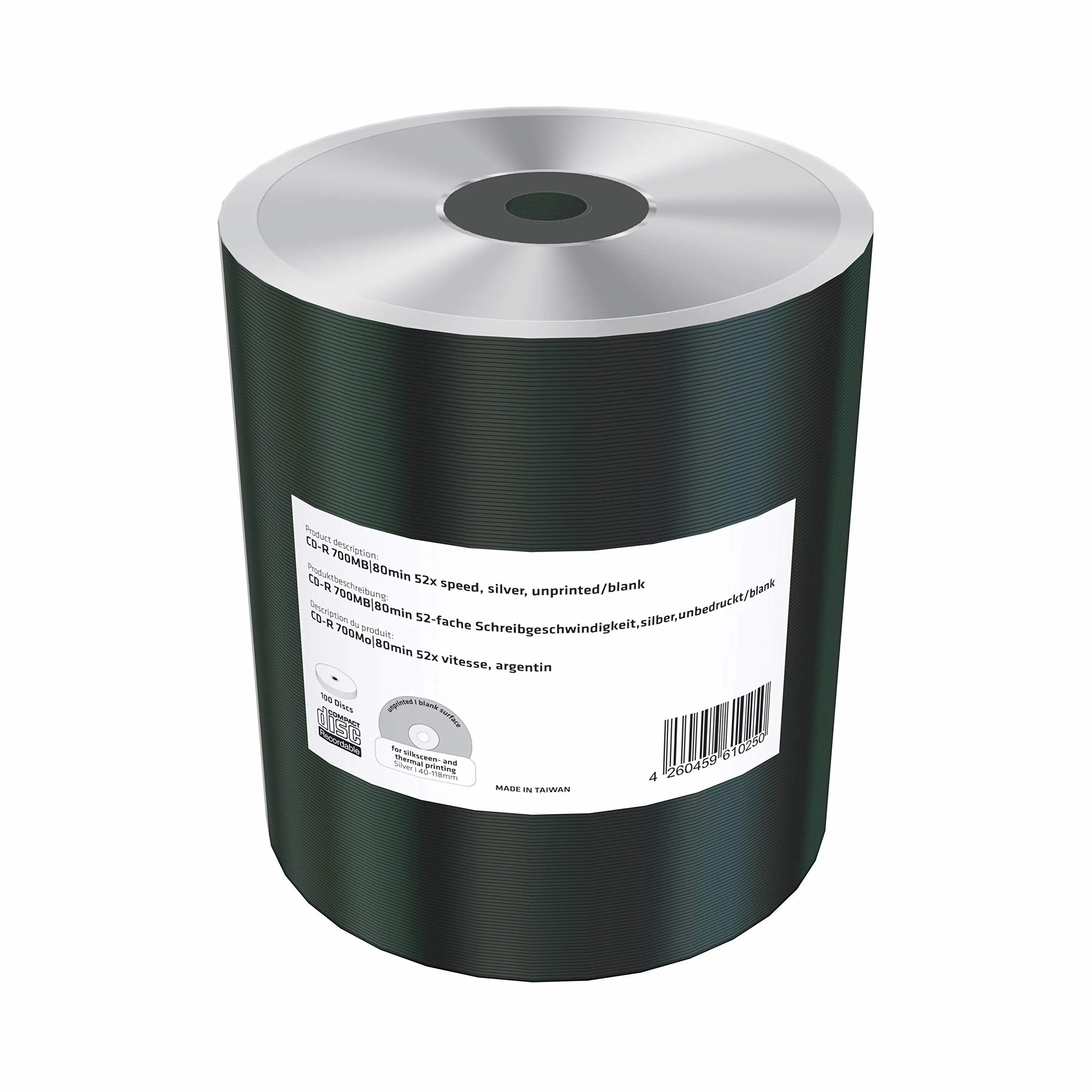 MediaRange MR230 CD-RW vírgenes 52x 100 Unidades
