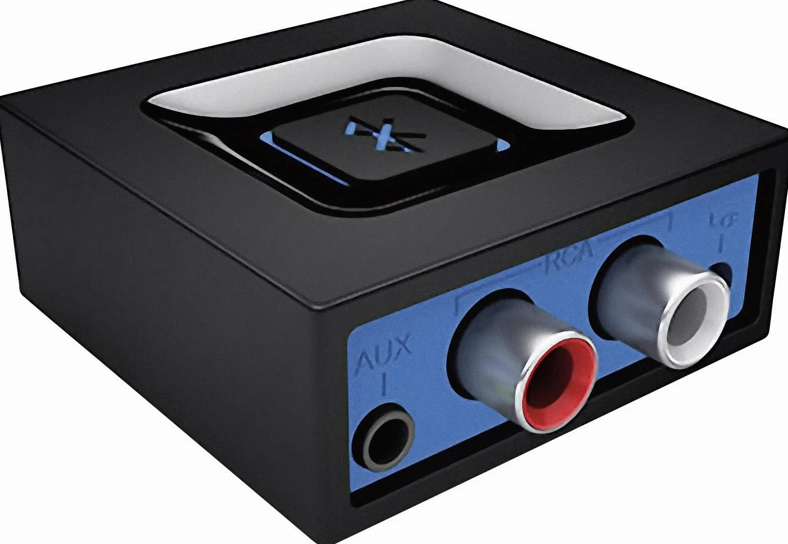 Logitech Receptor de Audio Inalámbrico, Adaptador Bluetooth para PC/Mac/Smartphone/Tablet/Receptores AV, Salidas 3.5 mm y RCA para Altavoces, Sencillo Emparejamiento, Enchufe EU - Negro