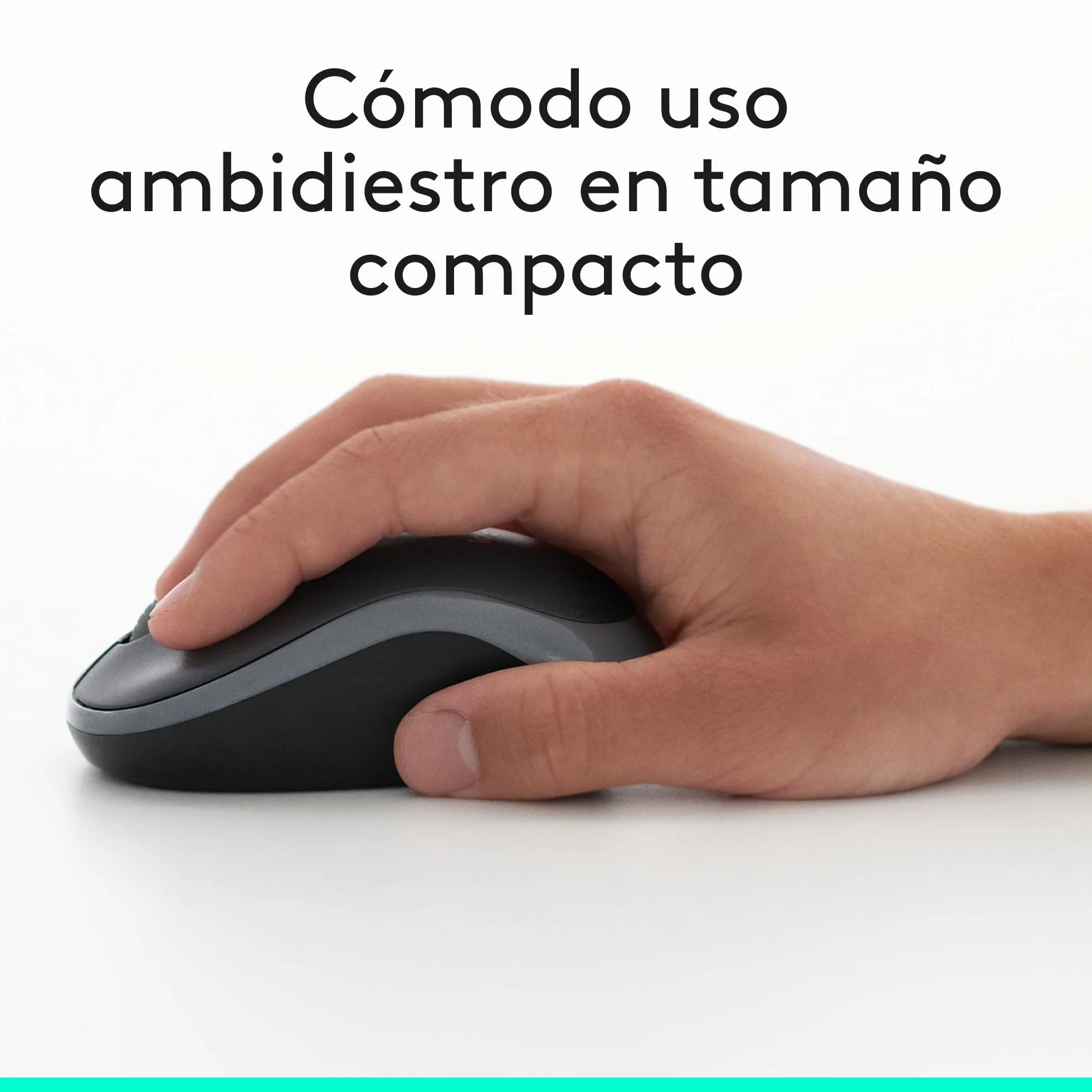 Logitech MK270 Combo Teclado y Ratón Inalámbrico para Windows, 2,4GHz Inalámbrico, Ratón Compacto, 8 Teclas Multimedia y de Acceso Directo, 2 años de batería, PC, PC Portátil, QWERTY Español - Negro