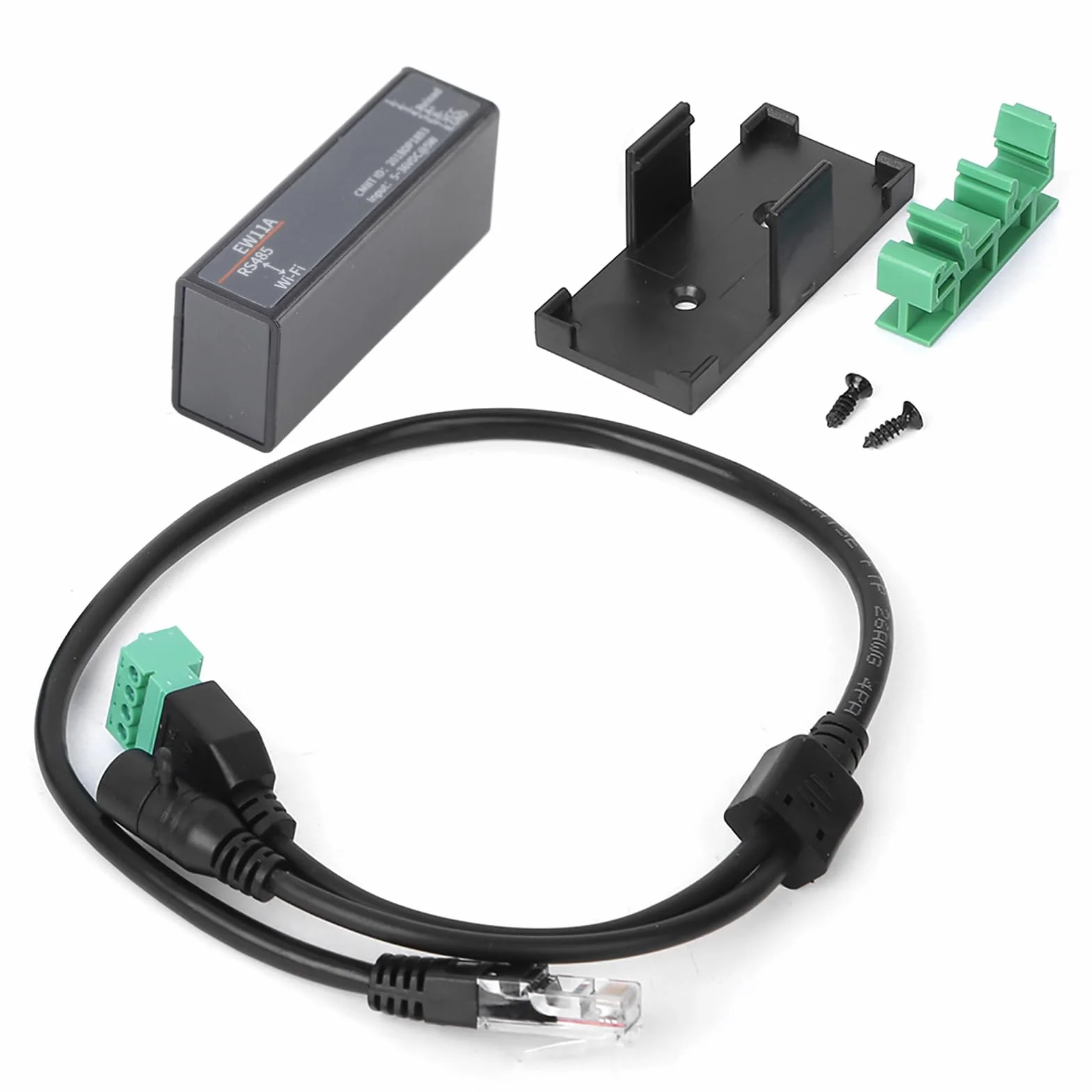 Dioche Elfin Ew11 Elfin-ew11 El servidor serie HF7221 a WiFi cuenta con un módulo de comunicación inalámbrica de antena integrado compatible con interfaz Modbus RJ45 con 8 conexiones