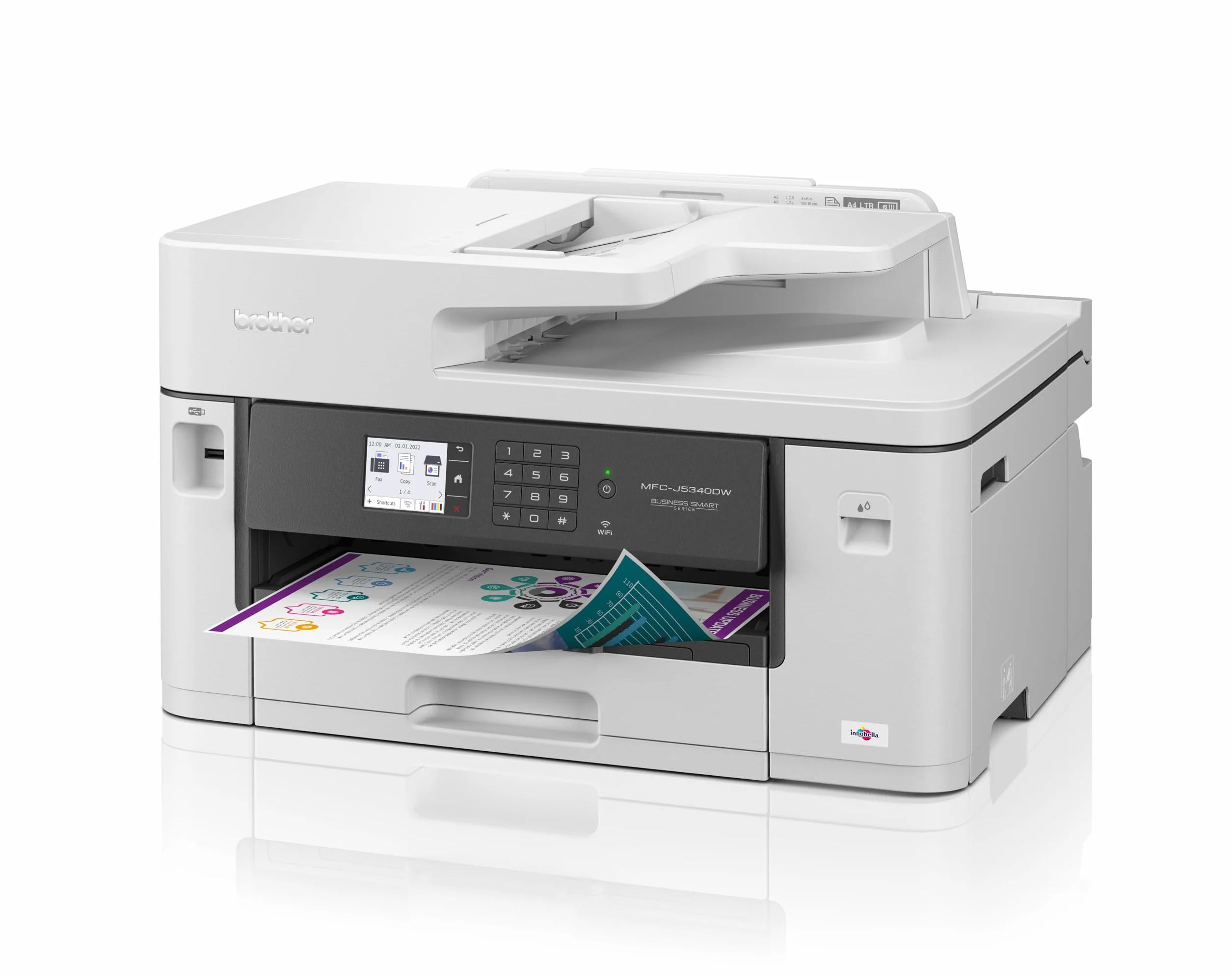 Brother MFCJ5340DW Impresora multifunción tinta profesional A4 A3 WiFi impresión automática doble cara