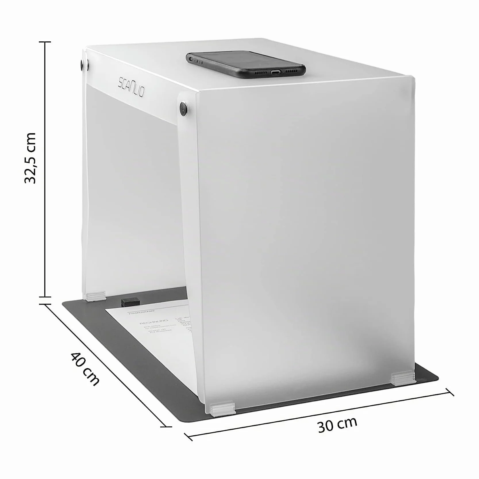 Pro Caja de escaneo Plegable Soporte para escáner de móvil