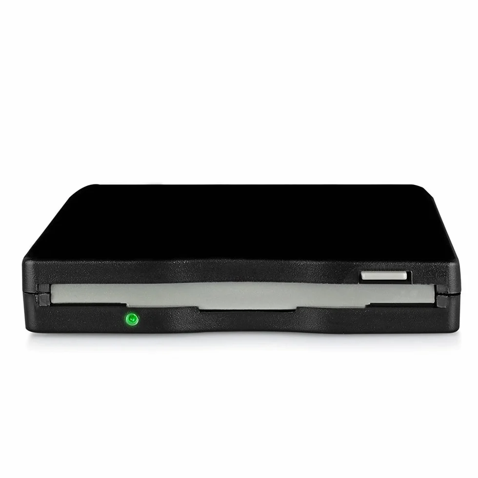 Market&YCY Unidad de Disquete USB DE 3.5" 1.44 MB FDD Unidad de Disquete Externa portátil Lector de Disquetera USB Plug and Play para PC Windows 10 8 7 Windows 98 2000 Windows XP Vista Mac - Negro