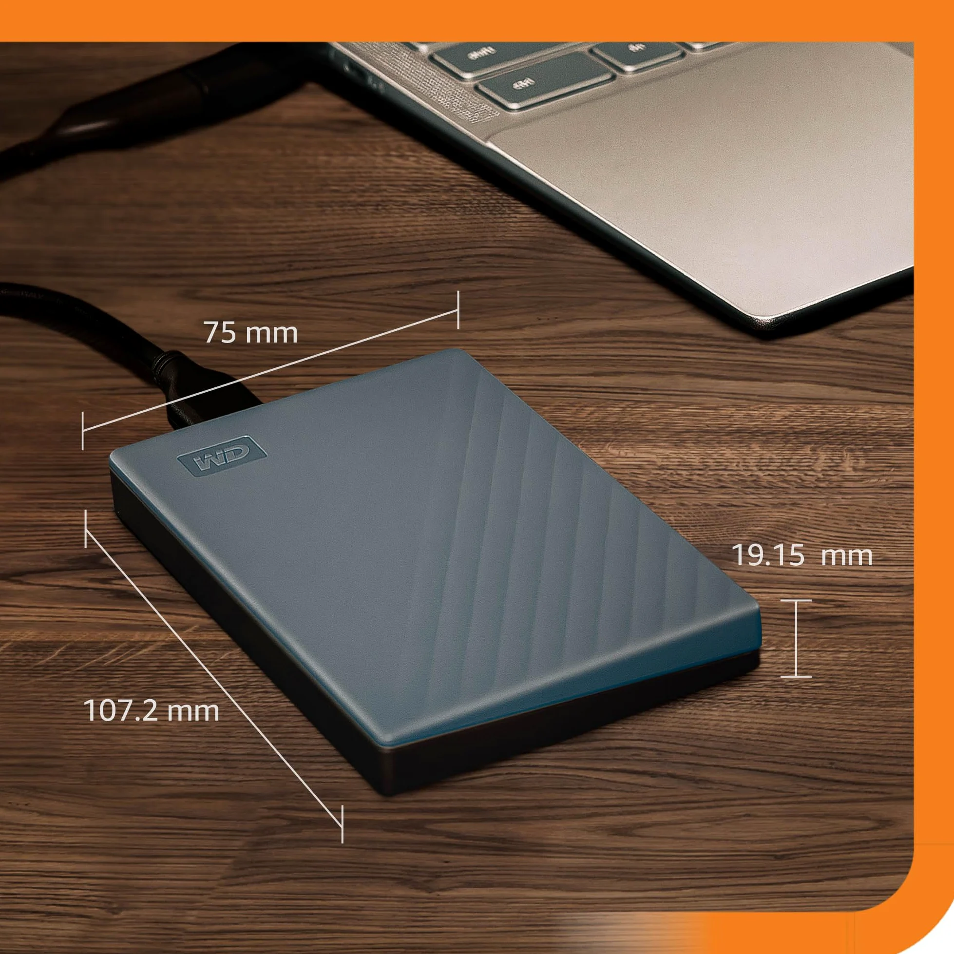WD 4TB My Passport Compatible con USB-C, Disco Duro Externo Portátil, USB 3.2 Gen 1/USB 3.0, Copia de seguridad y protección con contraseña, Formateado para Windows, ChromeOS y MacOS, Gris