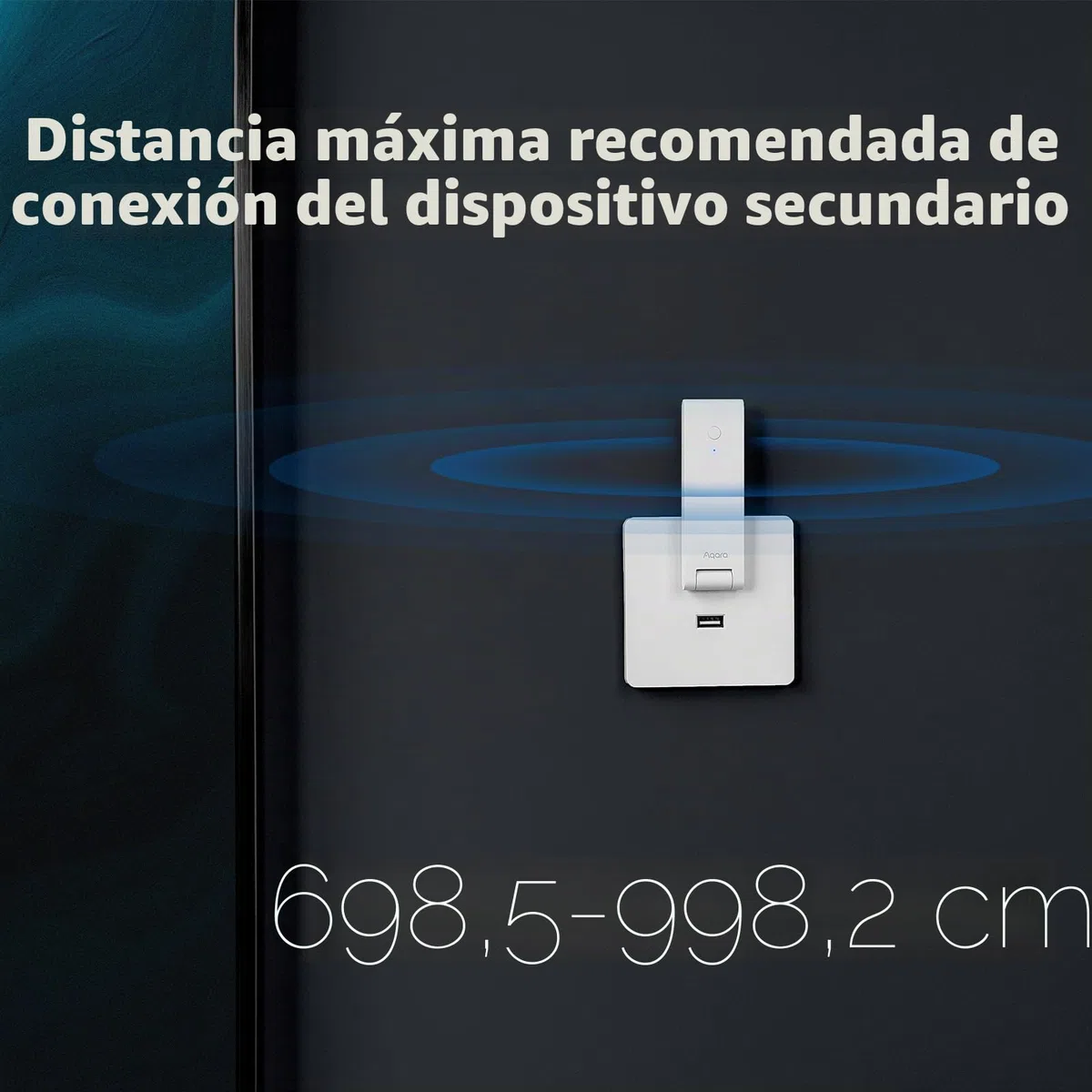 Aqara Hub de Domótica E1(Requiere Wi-Fi de 2,4 GHz), Interfaz USB-A de Alimentación, Zigbee 3.0, Repetidor WiFi(Hot Spot), Compatible con HomeKit, Alexa, Google Assistant e IFTTT