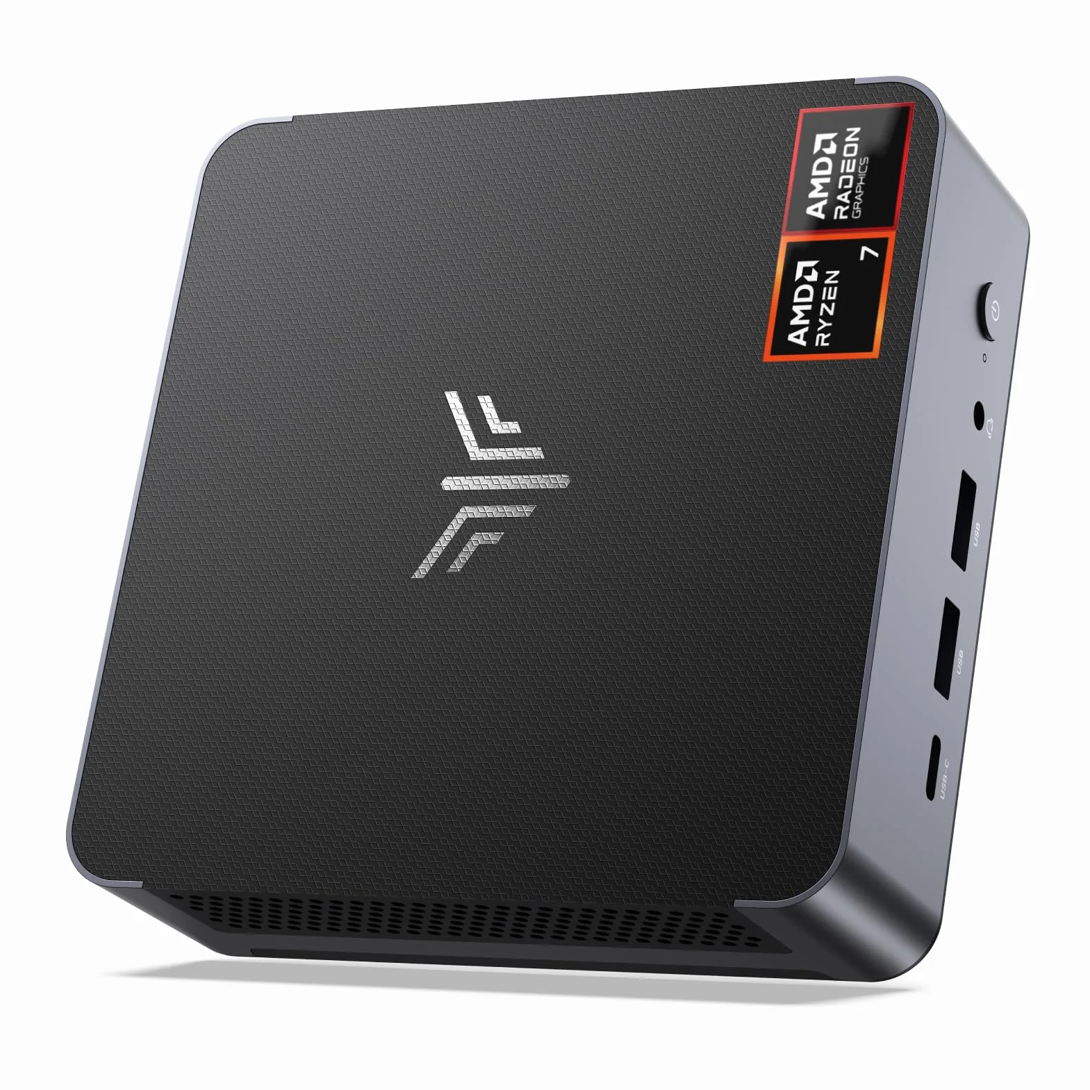 NiPoGi АMD Mini PC Ryzen 7 8745HS W11 Pro(8C/16T,hasta 4,9 GHz),16GB DDR5 5600MHz 512GB M.2 NVME SSD,Mini Ordenador Wifi6 con АMD Radeon 780M Apoyo 4K Quad-Pantalla-Display para Oficina/Hogar/Juegos