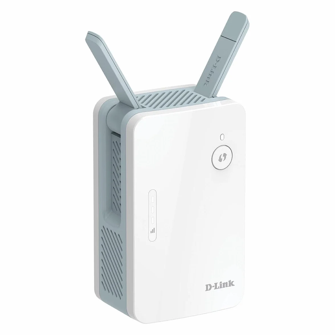 D-Link E15 EAGLE PRO AI AX1500, Extensor de Pared, Wi-Fi 6 1500 Mbps, WiFi Mesh Inteligente con router o nodos Eagle Pro AI de D-Link, HotSpot con puerto Gigabit, WPA3