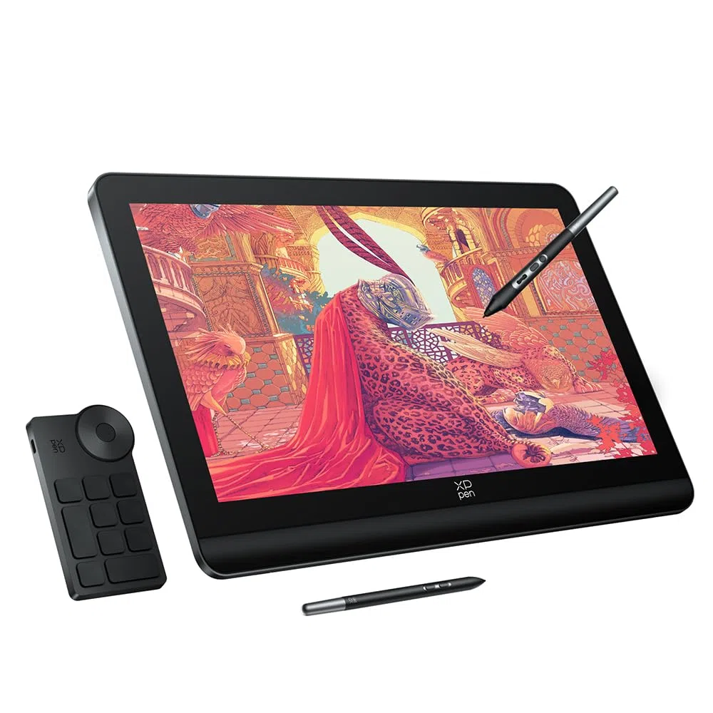 XPPen Artist Pro 19 Gen2 Tableta Gráfica con Pantalla 4K con 2 Lápiz 16K Niveles de Presisón, Tableta Dibujo Digital Profesional 18.4 Pulgadas Compltamente Laminada 156% sRGB con ACK05 Mini Teclado