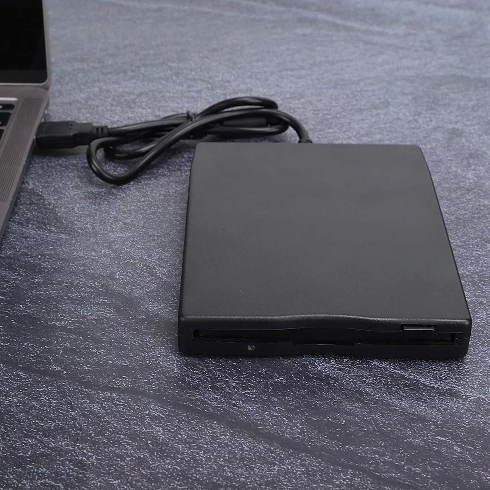 Annadue Unidad de Disquete portátil, Lector de Tarjetas de Disquete de 3,5 Pulgadas, con Interfaz USB, Disquete Externo extraíble para 10 7 Vista, para 8 / XP/ME / 2000 / SE / 98