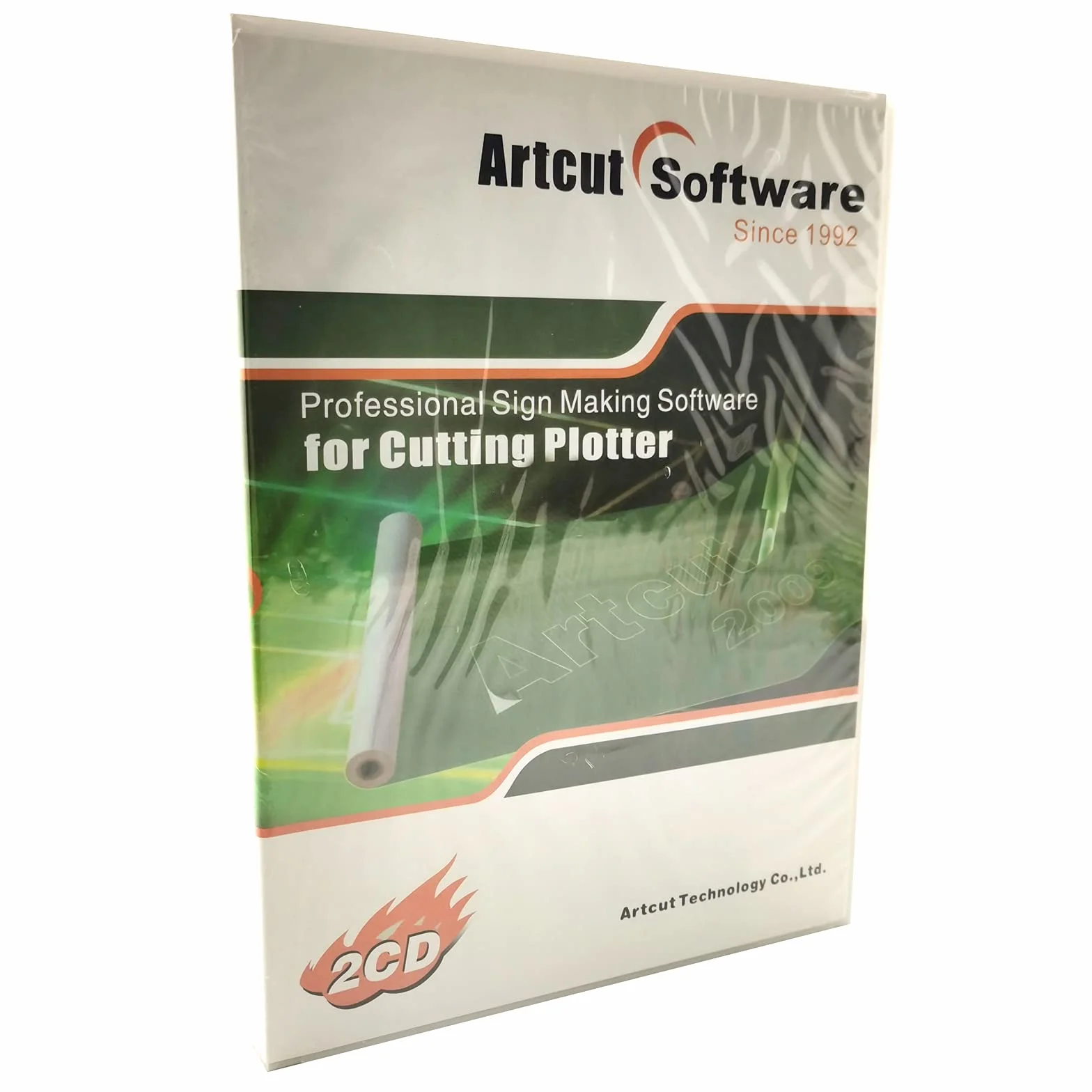 ArtCut Software 2009 Pro para plotter de vinilo de corte, 9 idiomas, 2 CD