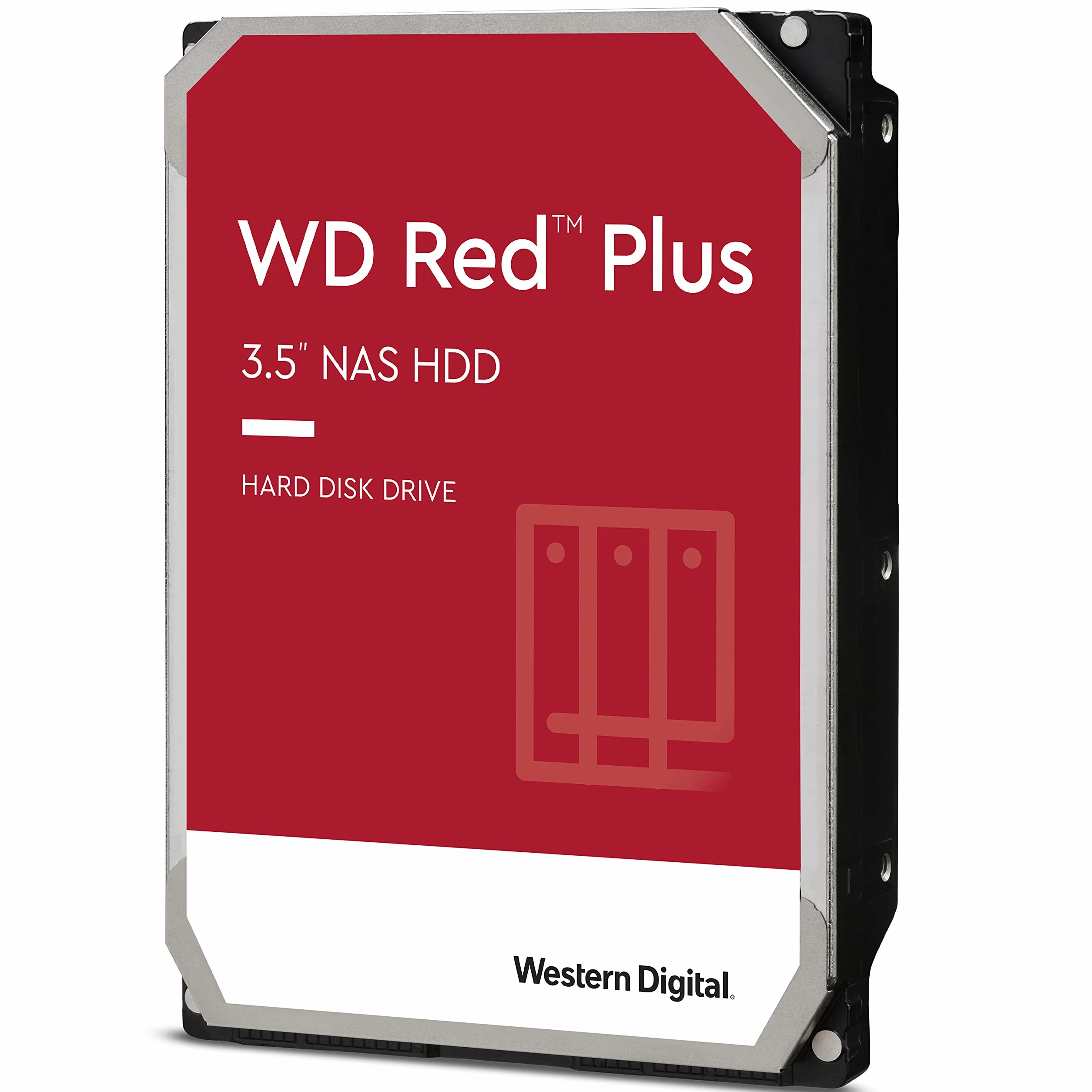 WD Red Plus 8 TB NAS Disco duro interno de 3.5 pulgadas, Clase de 5400 r. p. m., SATA de 6 Gb/s, CMR y Caché de 256 MB