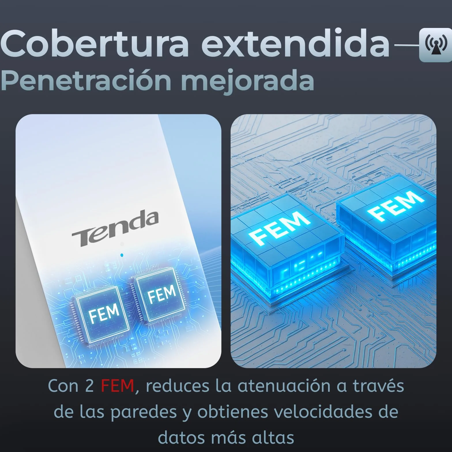 Tenda A18 AC1200 Repetidor WiFi, Extensor Amplificador Doble Banda 2.4/5 GHz, Cobertura hasta 150 m², Puerto Ethernet, Modo Ap, Indicador LED, WPS, WPA2